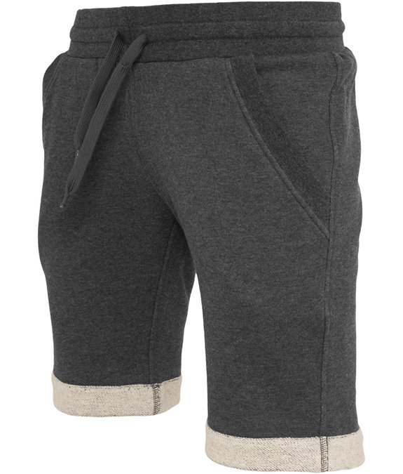 Urban Classics Light Turnup Sweatshorts Charcoal 3